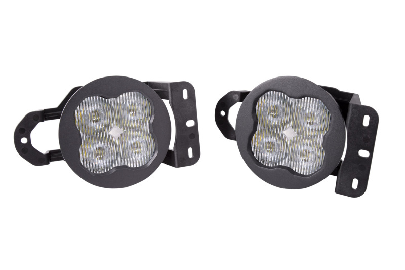 Jeep Wrangler Fog Light Kit - Diode Dynamics - SS3 LED Dual-Color - 6000K White and 3000K Yellow - `18-`26